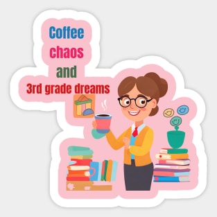 3rd Grade Teacher Sticker